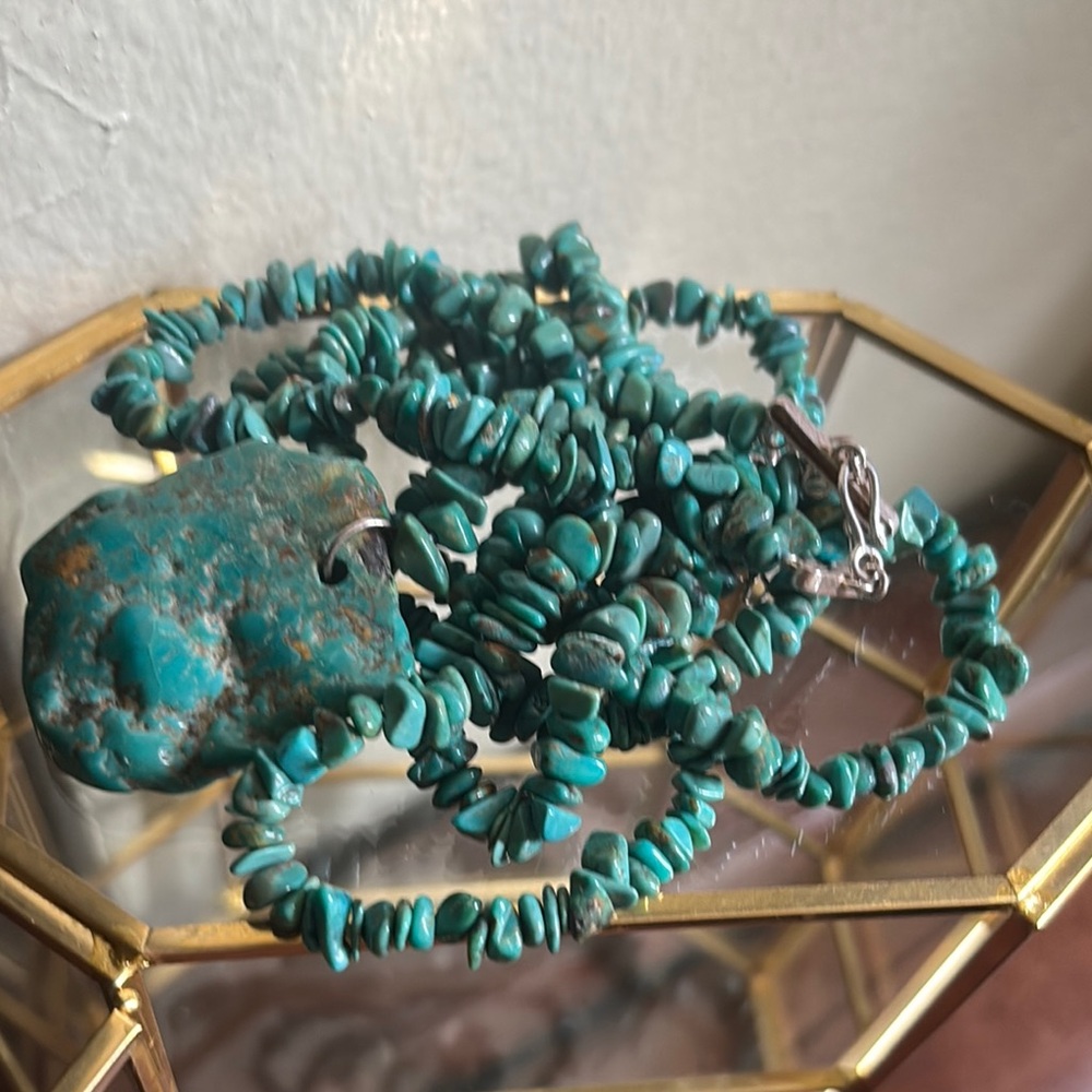 Henry Design NY Vintage Beaded Turquoise Necklace
